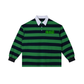 Hong Kong Phoey Color Block Stripe Polo Shirt
