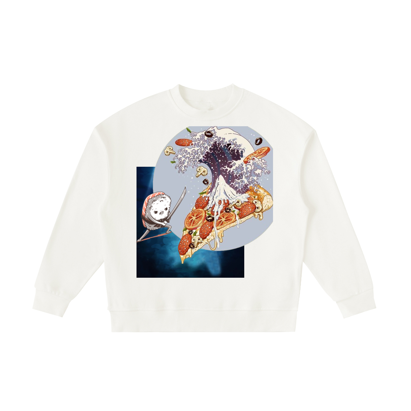 Samurai Sushi Essential Fleece Kids' Crewneck Sweatshirt
