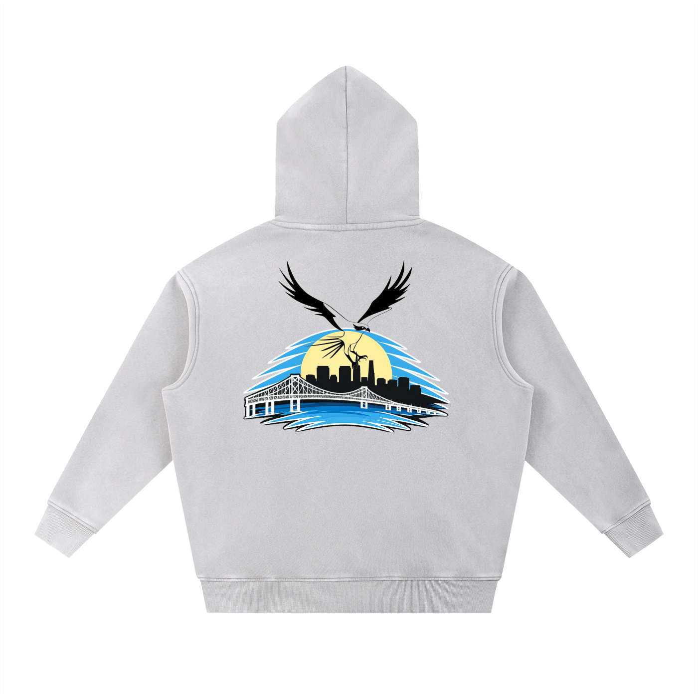 Richmond Snow Wash Fleece Oversize Hoodie