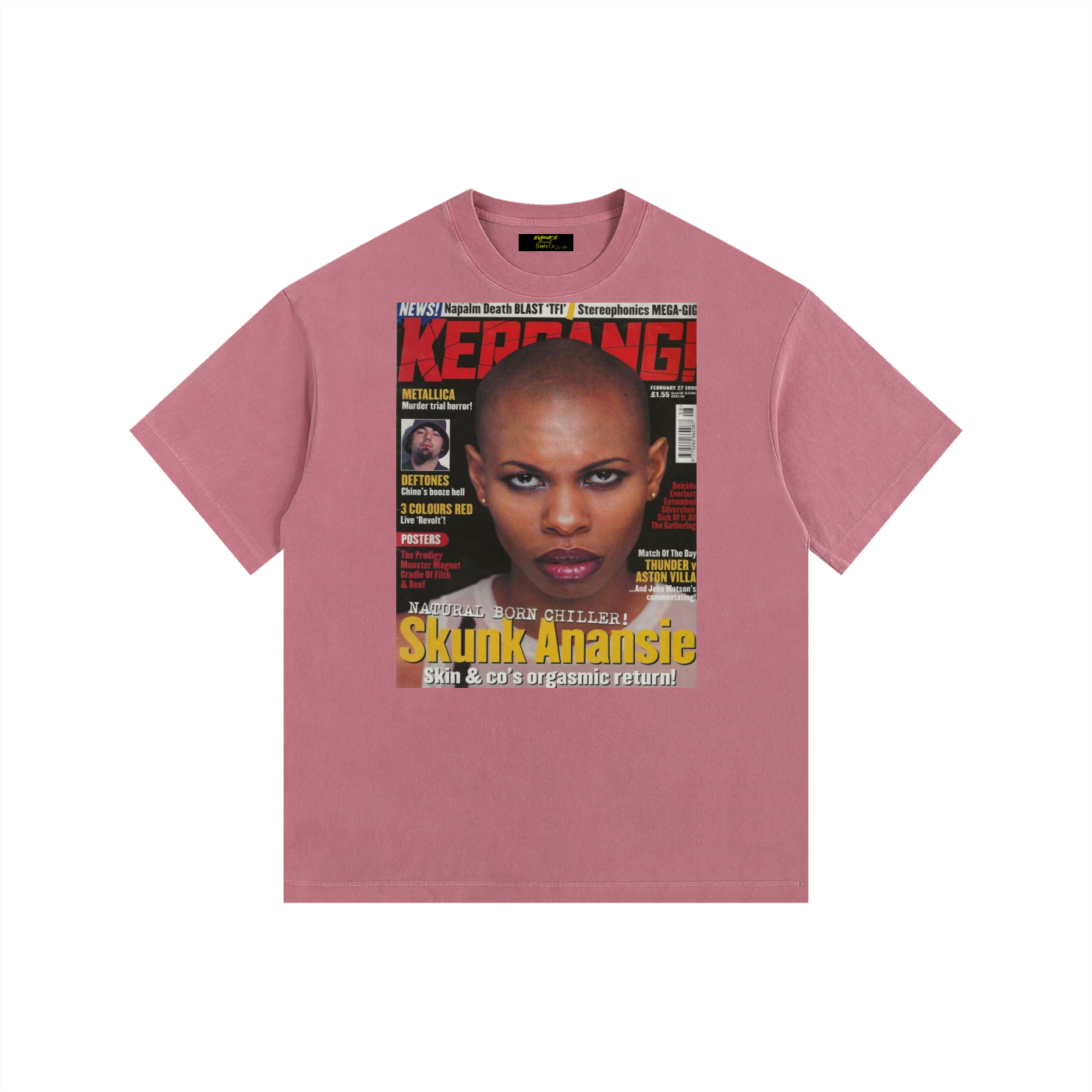 Vintage Skunk Anasie Washed Oversized Cotton T-Shirt