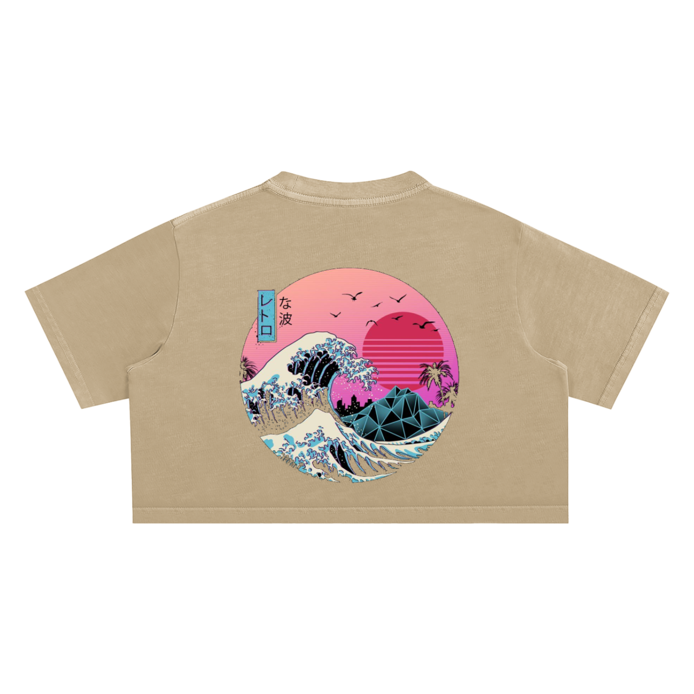 Graphic KISS vintage Snow Washed Crop Top