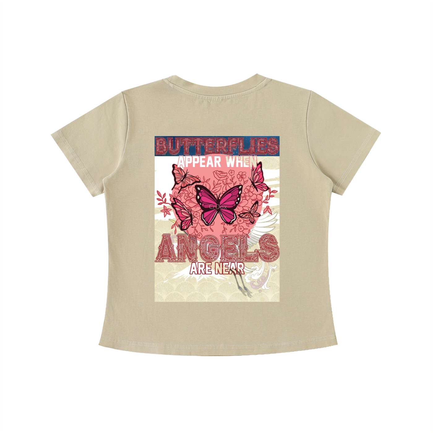 I am Beautiful Vintage Wash Slim Fit T-shirt