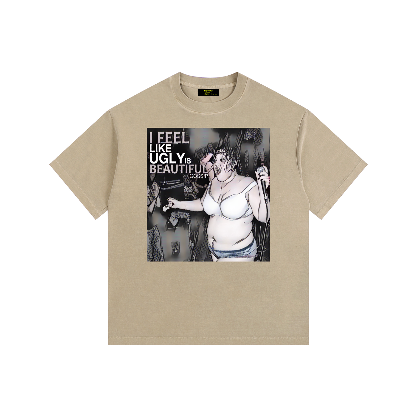 Vintage Thick & Beautiful Washed Oversized Cotton T-Shirt