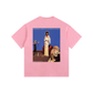 Vintage Minnie Rip Washed Oversized Cotton T-Shirt