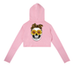 Stay Wild Vintage Washed Raw Edge Hoodie