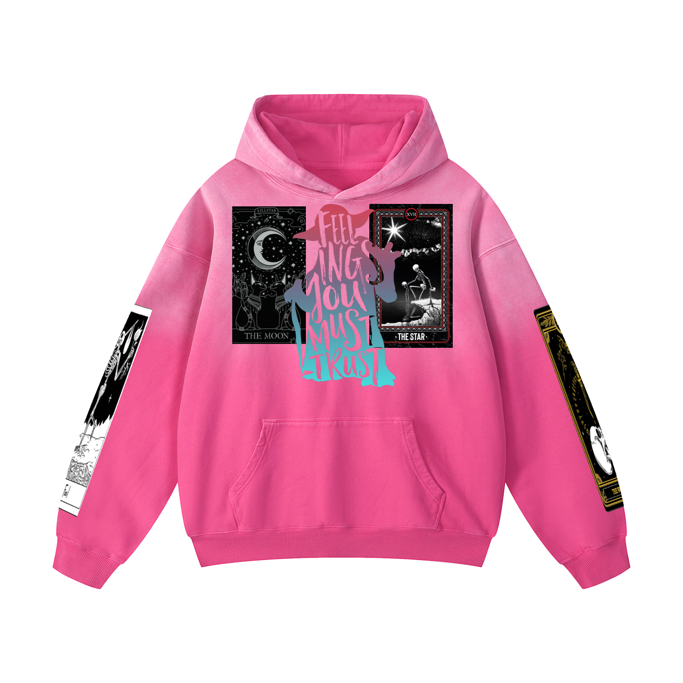 Yoda / Feelings Heavyweight Sun-faded Oversized Hoodie