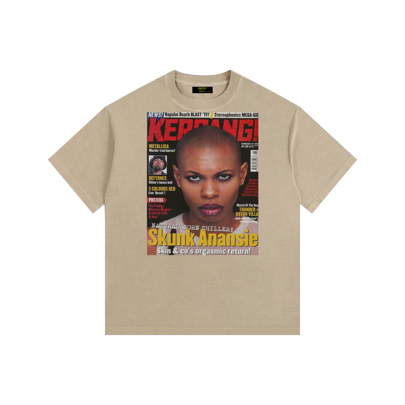 Vintage Skunk Anasie Washed Oversized Cotton T-Shirt
