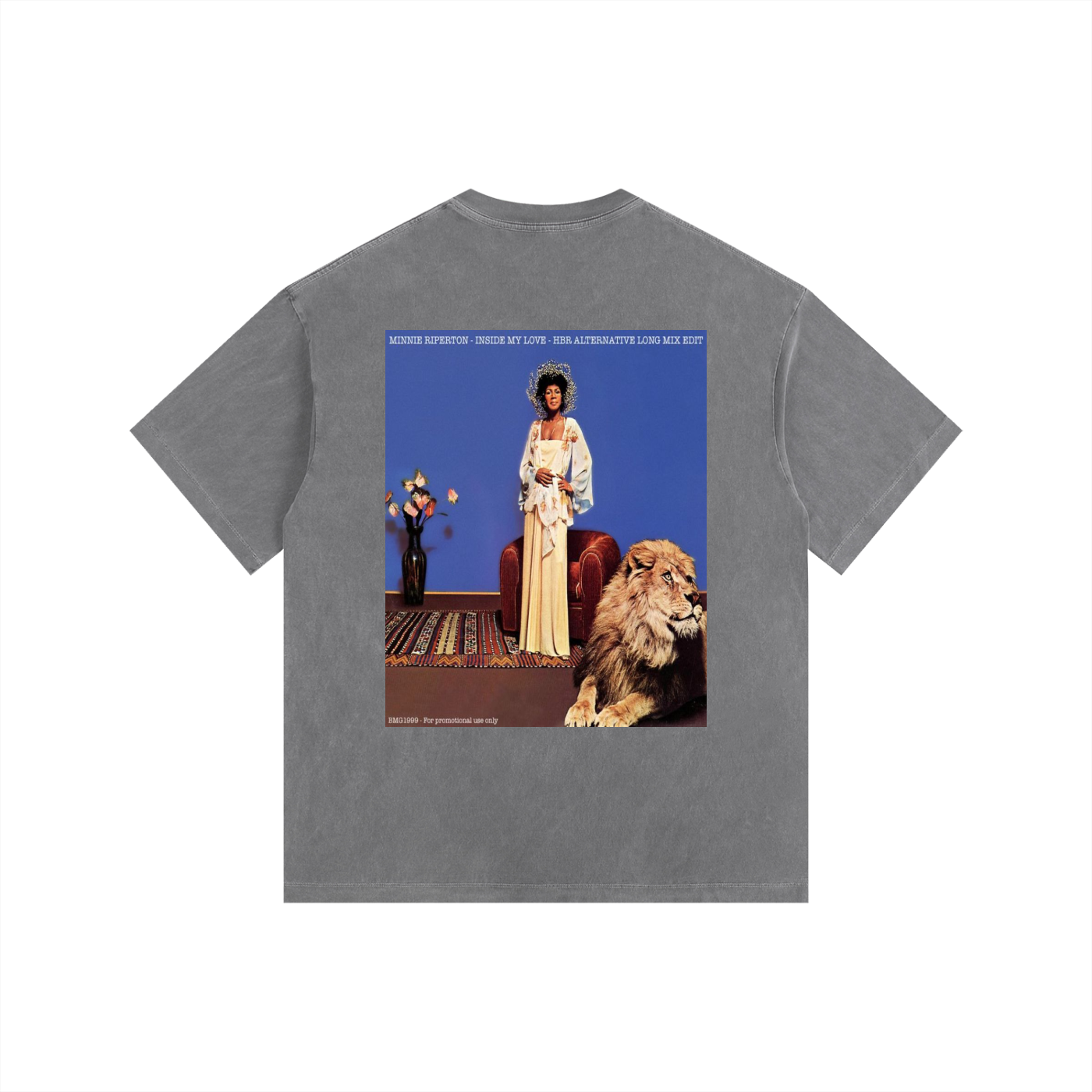 Vintage Minnie Rip Washed Oversized Cotton T-Shirt