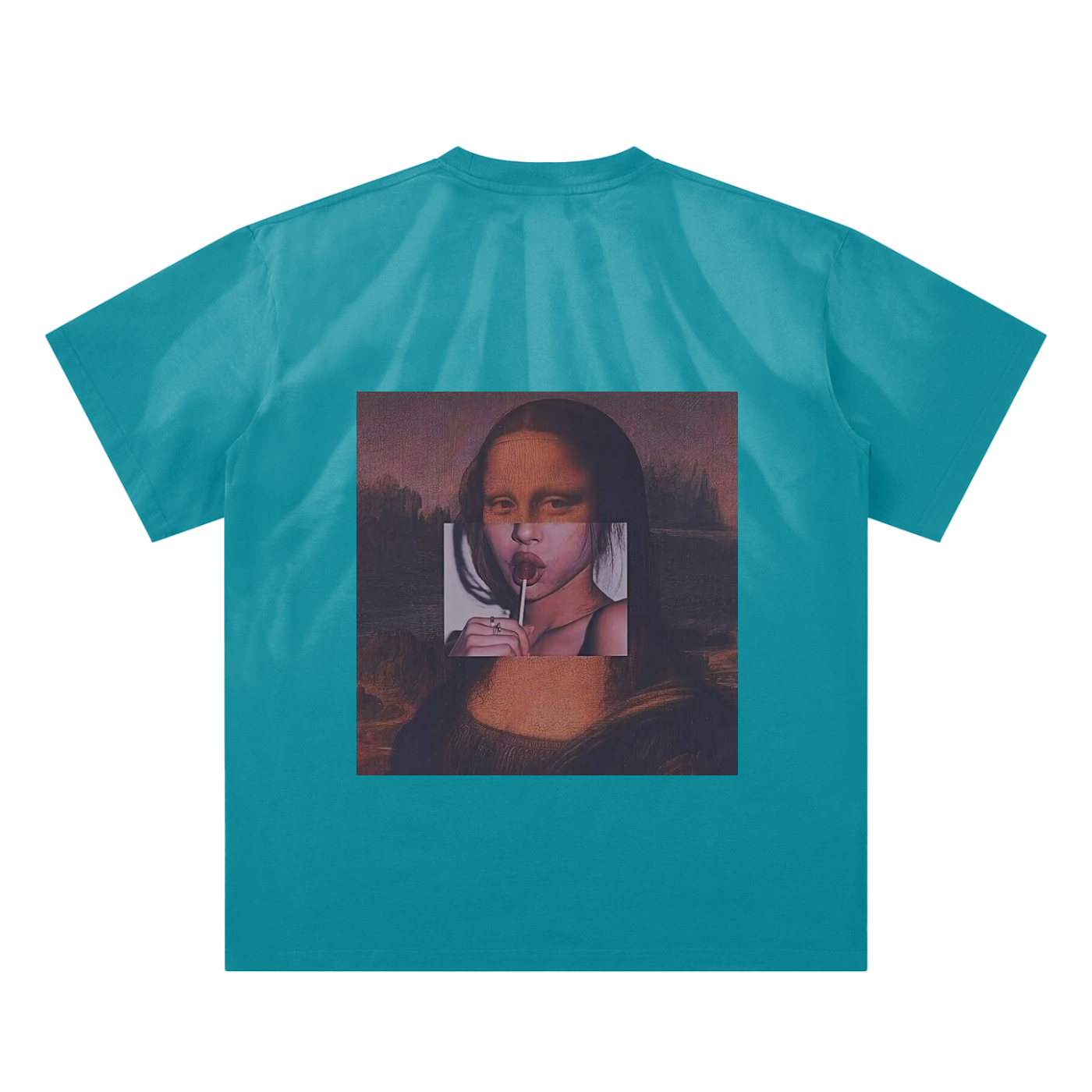 New York Hand-Scrunched Sun-faded T-Shirt