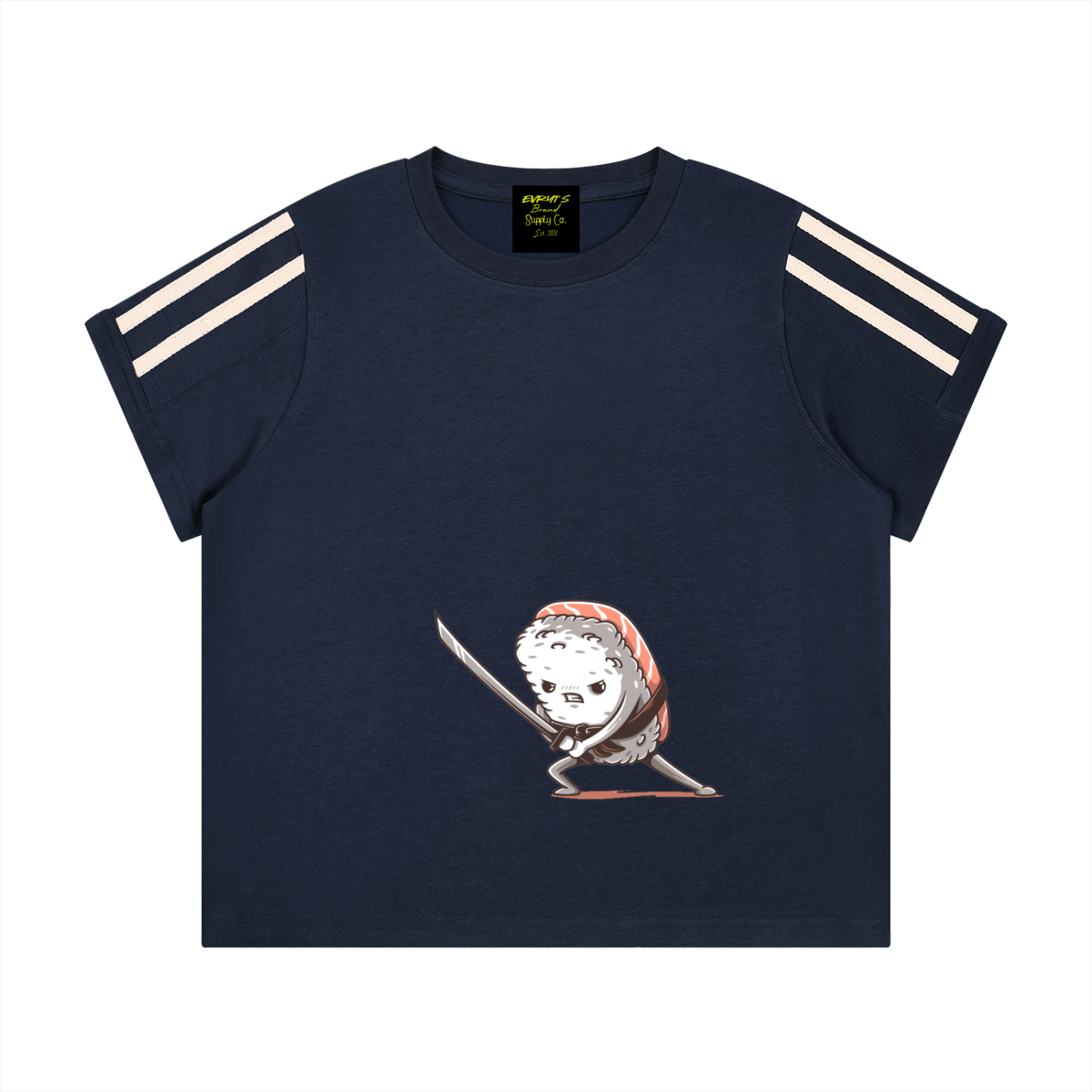 Sushi Samurai Women's Varsity Stripe T-Shirt