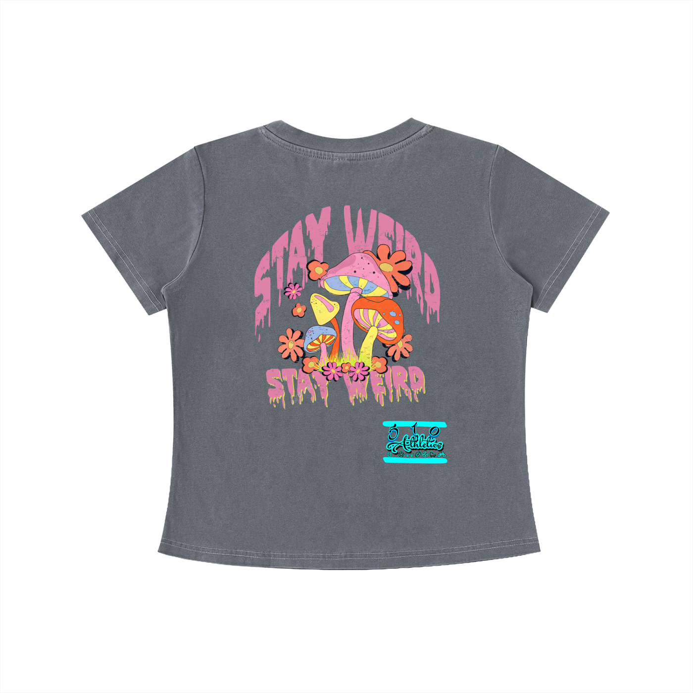 Stay weird Vintage Wash Slim Fit T-shirt