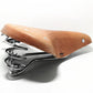"510_Athletics" "Crooks Brothers" Bicycle Faux Cowhide Seat / Saddle