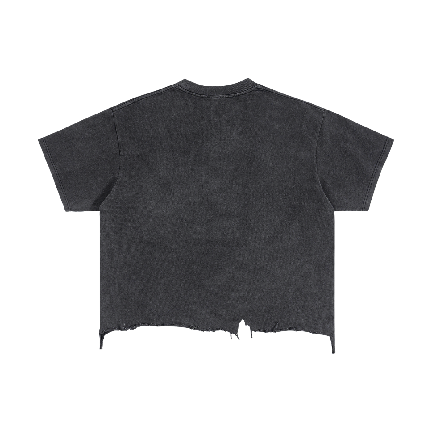 Sad Soul Vintage Wash Boxy Distressed Hem T-Shirt