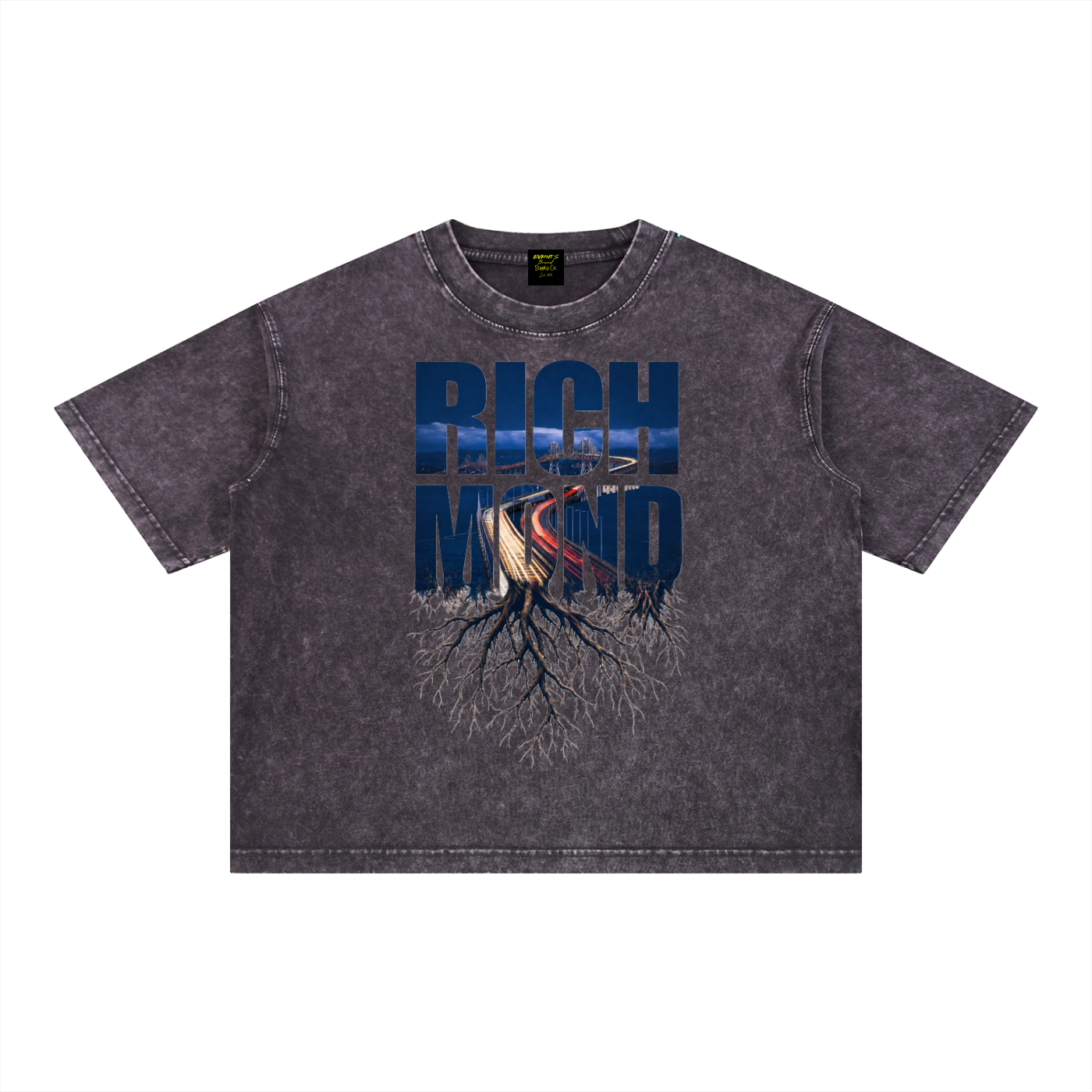 Limited edition Richmond Rooted Mineral Wash Boxy Cotton T-Shirt
