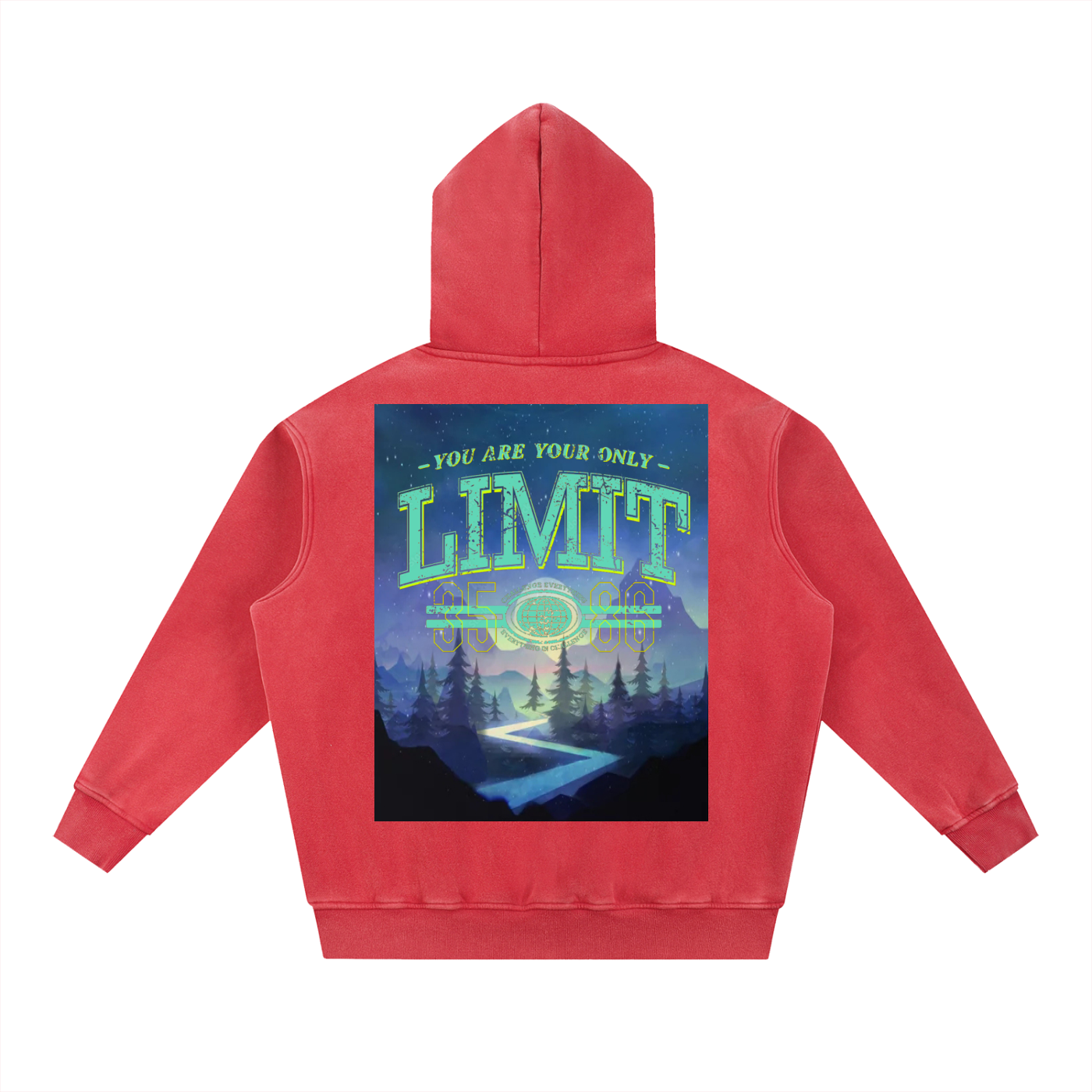 District Snow Wash Fleece Oversize Hoodie