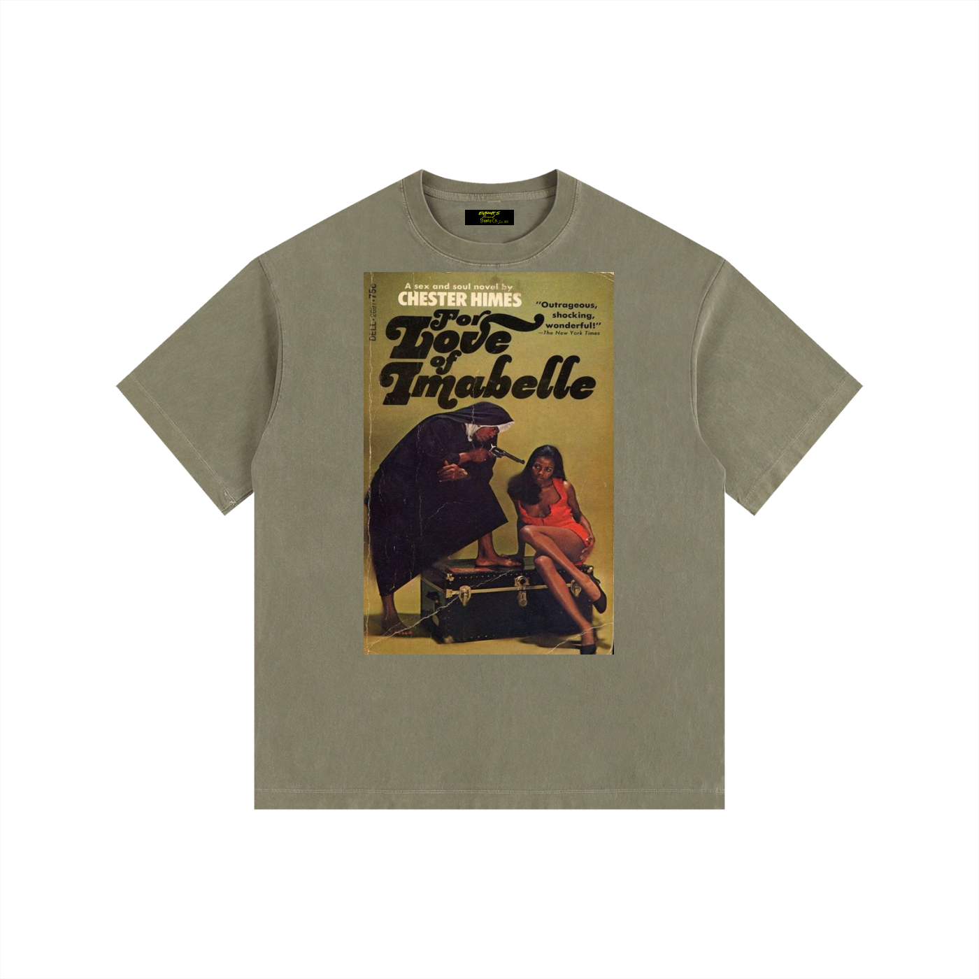 Vintage ImaBelle Washed Oversized Cotton T-Shirt