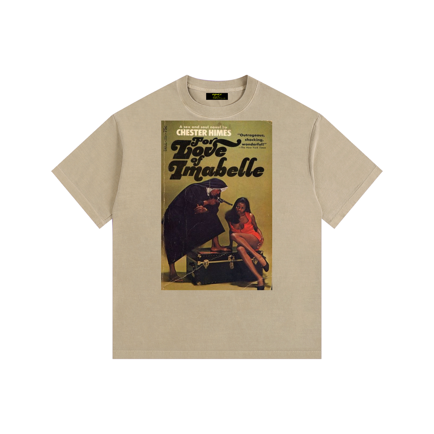 Vintage ImaBelle Washed Oversized Cotton T-Shirt
