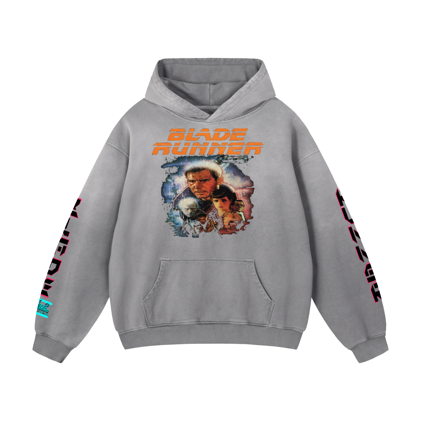 Classic Blade Runner Heavyweight Sunfaded Oversized Hoodie