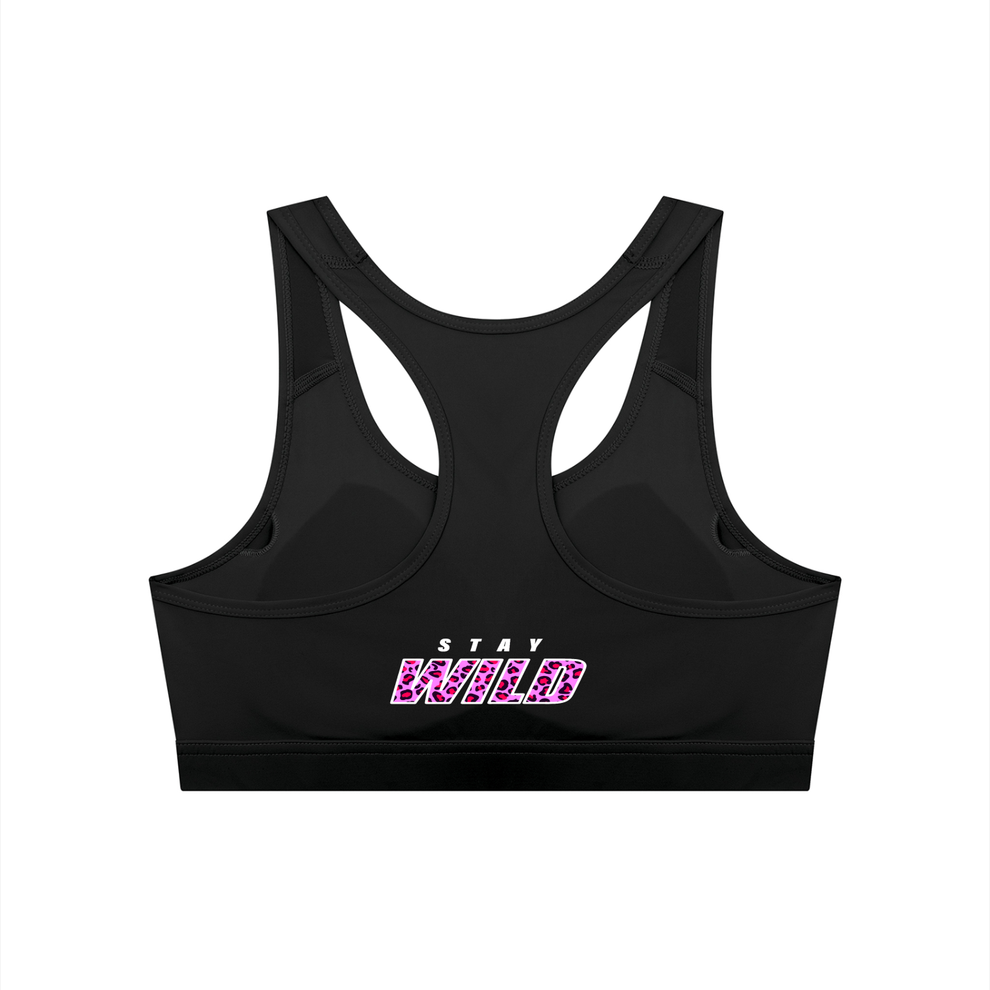 Stay Wild Women's Cropped Sports Bra