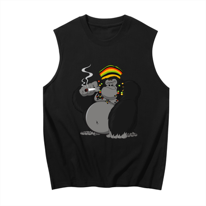420 Ape Men's Sleeveless Cotton Tank Top