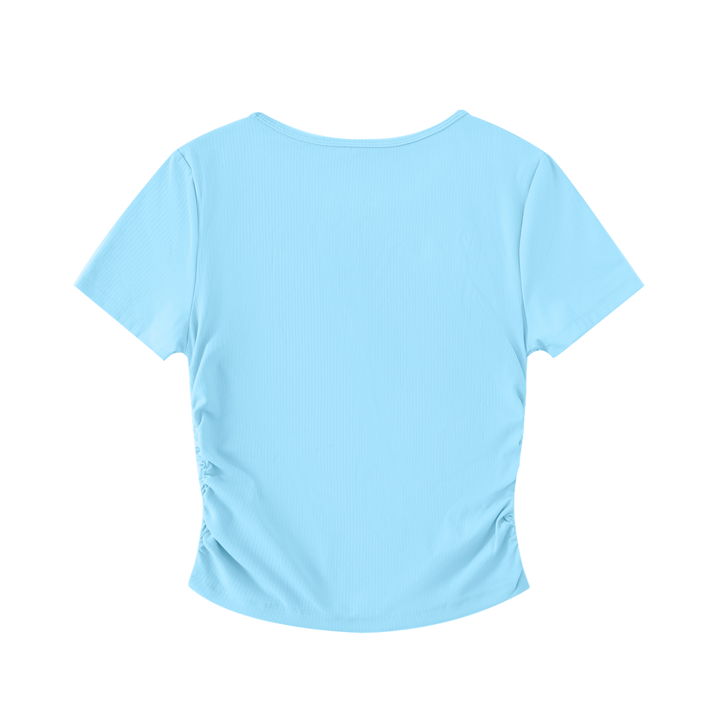 Come as you are Ruched Body-con Crop Top