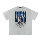 Richmond Snow Washed Oversized Cotton T-Shirt