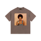 Vintage Minnie Rip Washed Oversized Cotton T-Shirt