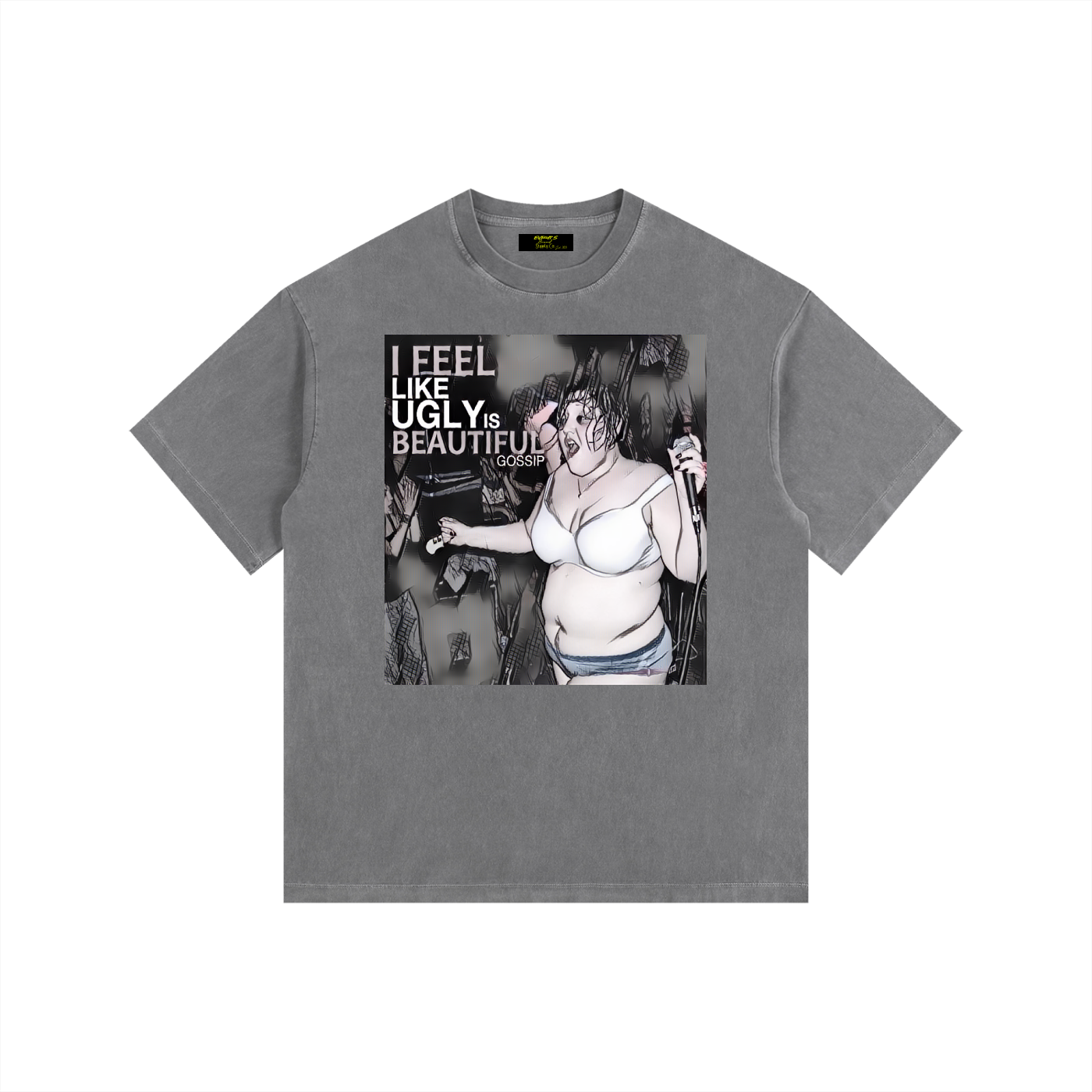 Vintage Thick & Beautiful Washed Oversized Cotton T-Shirt