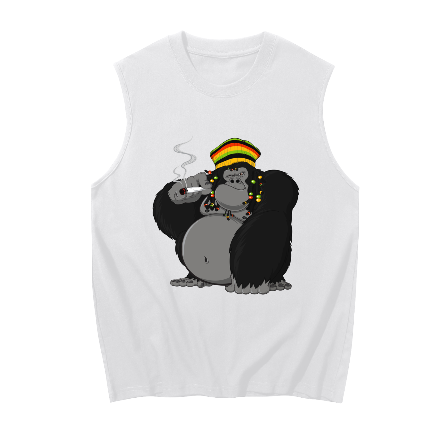 420 Ape Men's Sleeveless Cotton Tank Top