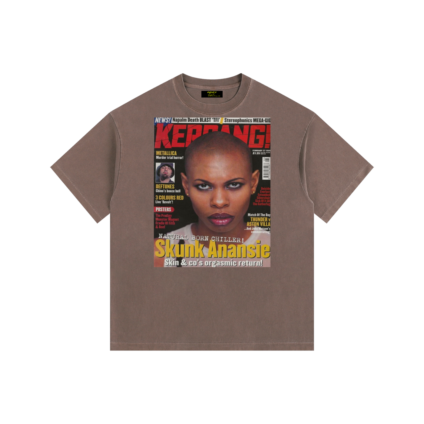 Vintage Skunk Anasie Washed Oversized Cotton T-Shirt