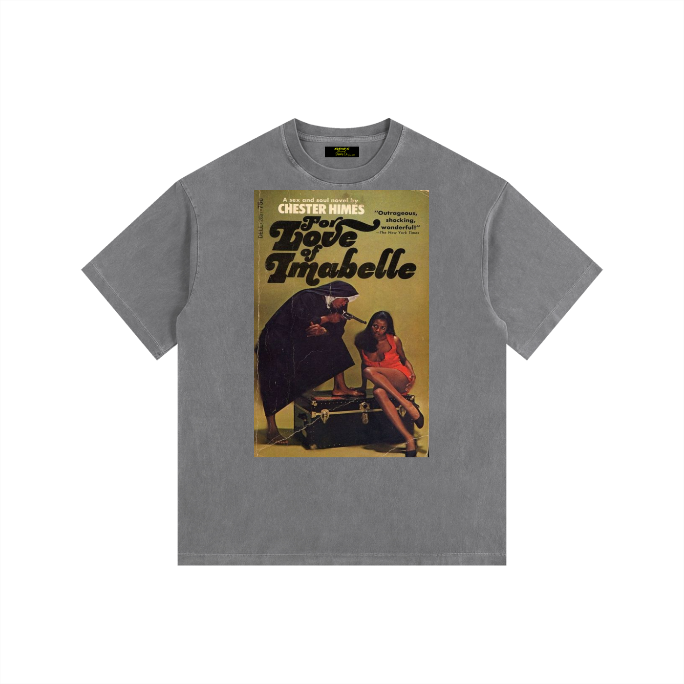 Vintage ImaBelle Washed Oversized Cotton T-Shirt