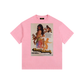 Vintage Foxy Brown Washed Oversized Cotton T-Shirt