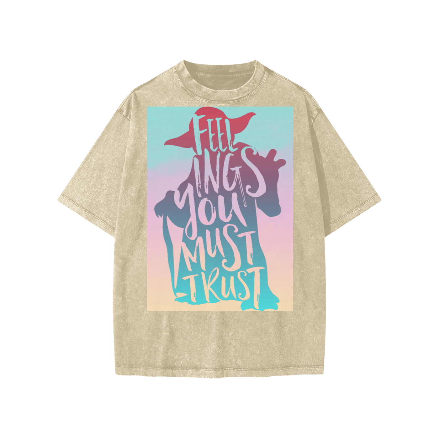 Yoda / Feelings Snow Washed Kids' T-Shirt