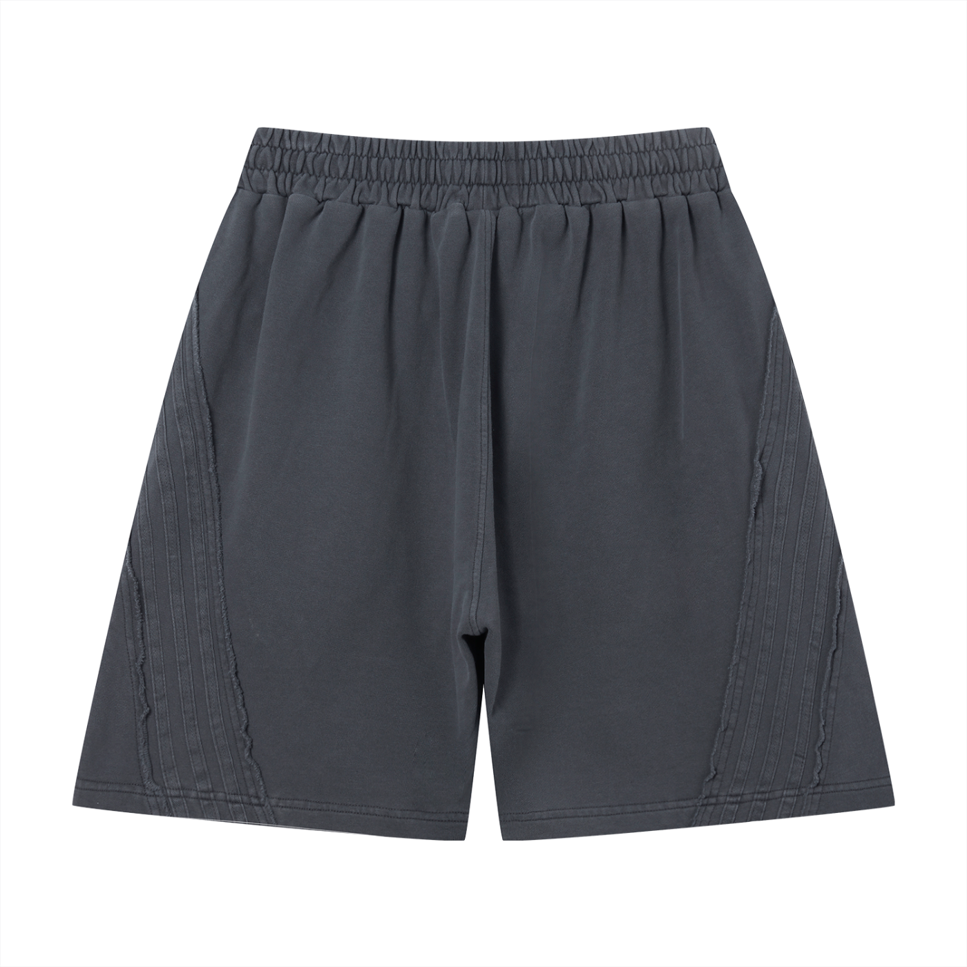 Mona Lisa Unisex Vintage Wash Raw Edge Shorts