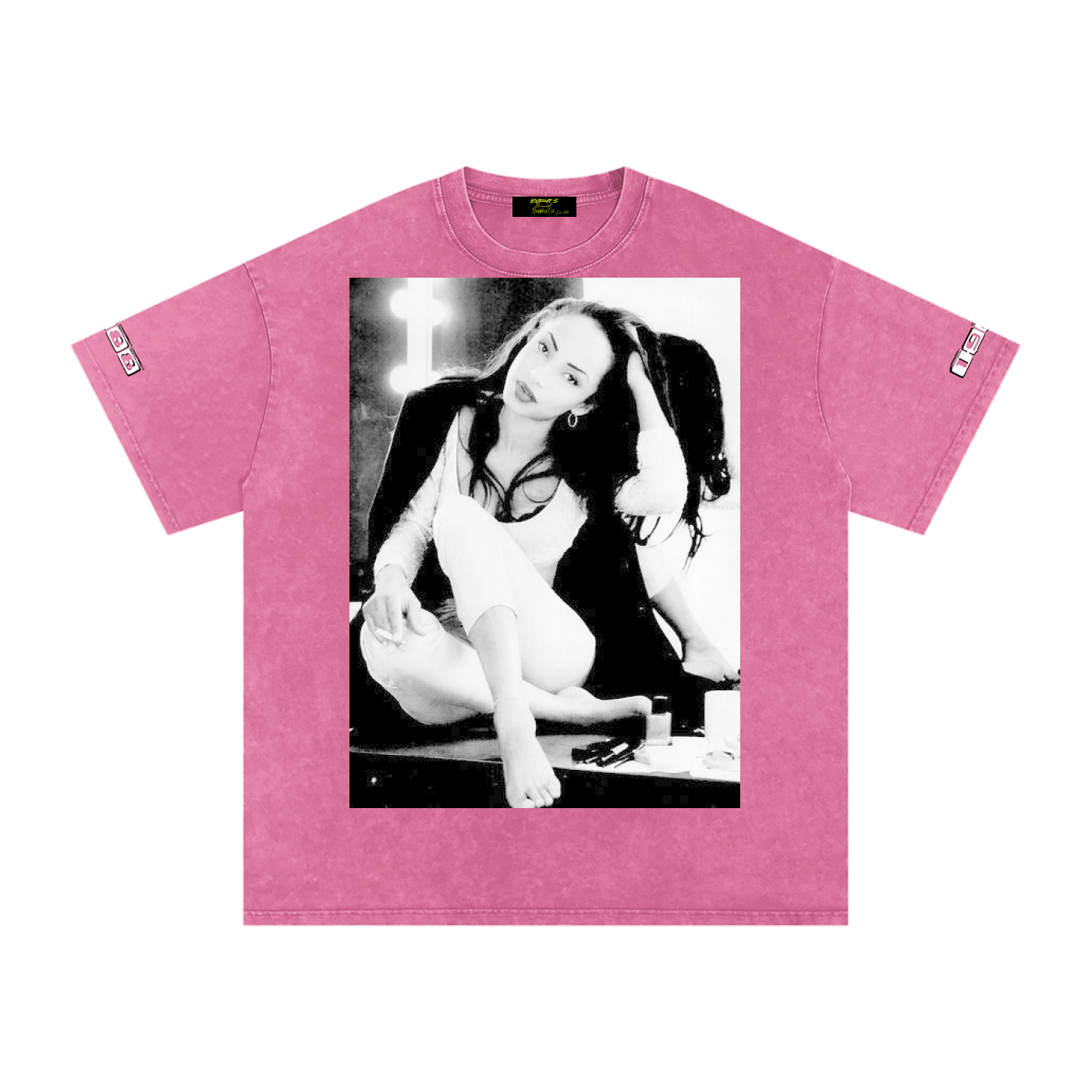 Sade #1 Snow Washed Oversized Cotton T-Shirt