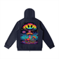YinYang / Mushrooms Heavyweight Raglan Sleeve Zip Hoodie