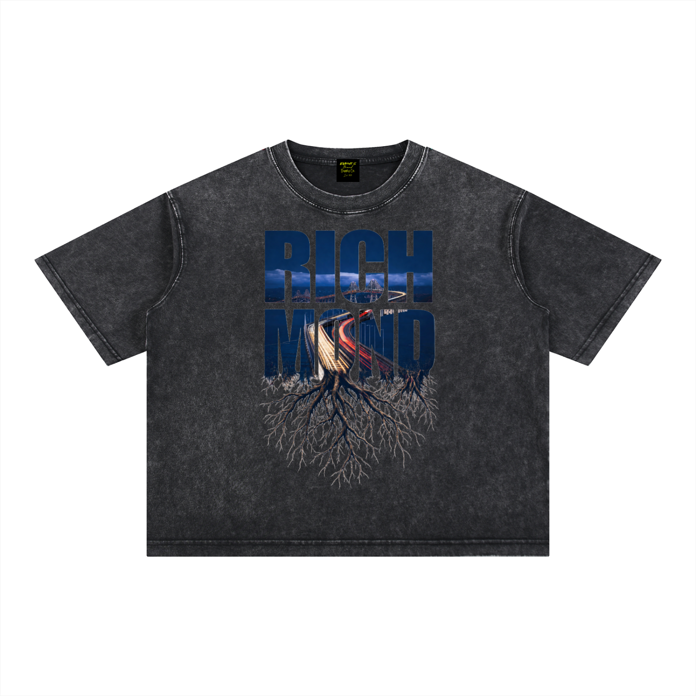 Limited edition Richmond Rooted Mineral Wash Boxy Cotton T-Shirt