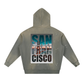 San Francisco / 420 Ape colab, Vintage Washed Frayed Fleece Hoodie
