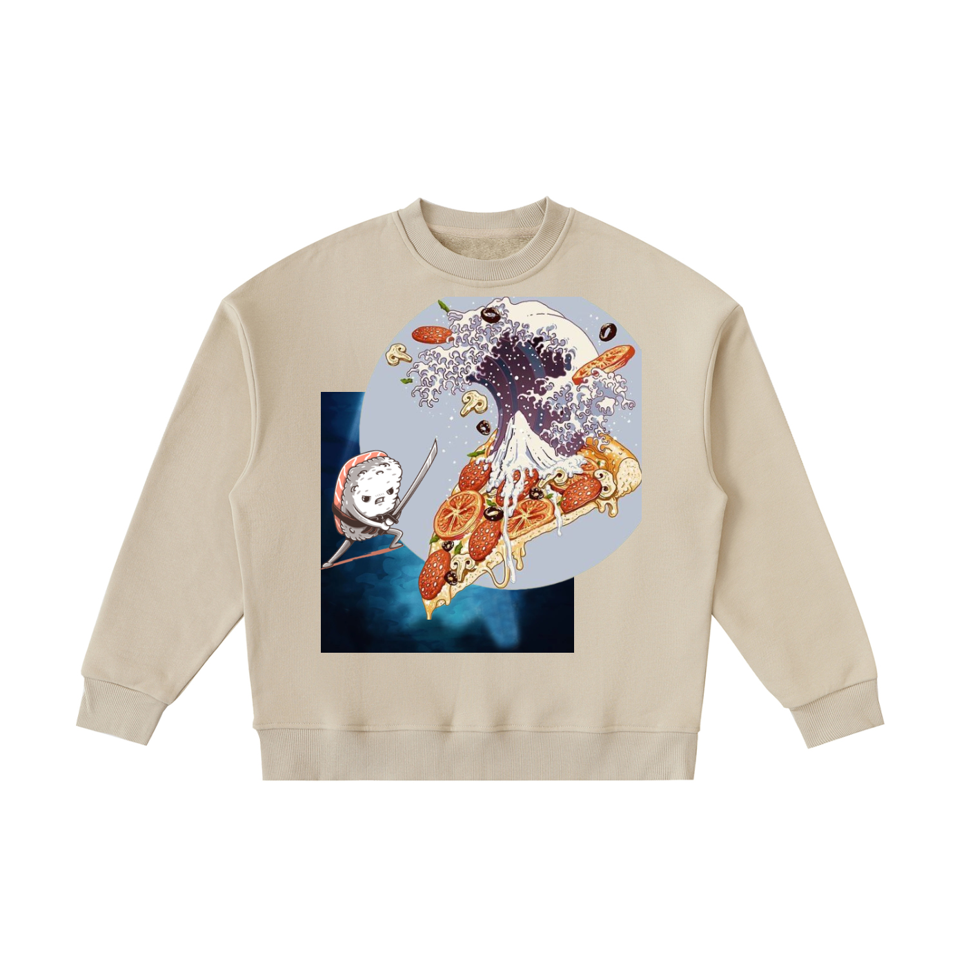 Samurai Sushi Essential Fleece Kids' Crewneck Sweatshirt