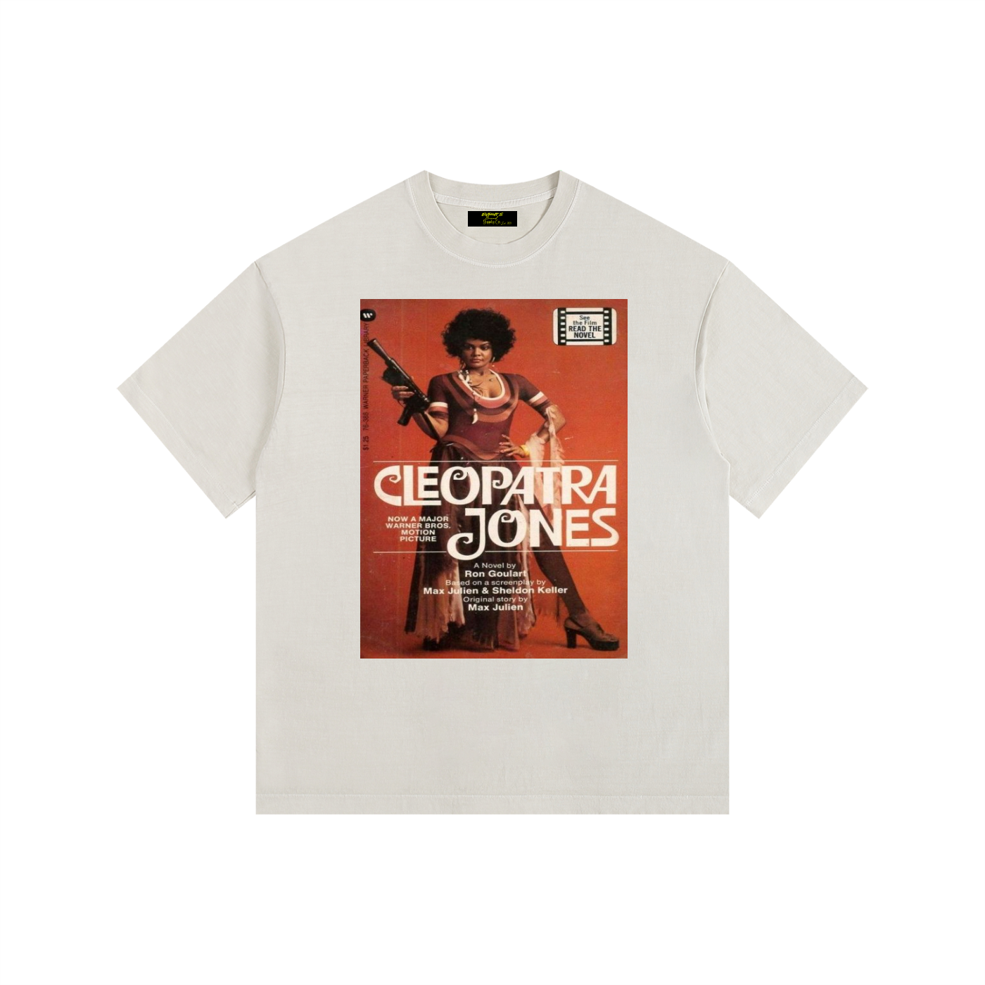 Vintage Cleopatra Jones Washed Oversized Cotton T-Shirt
