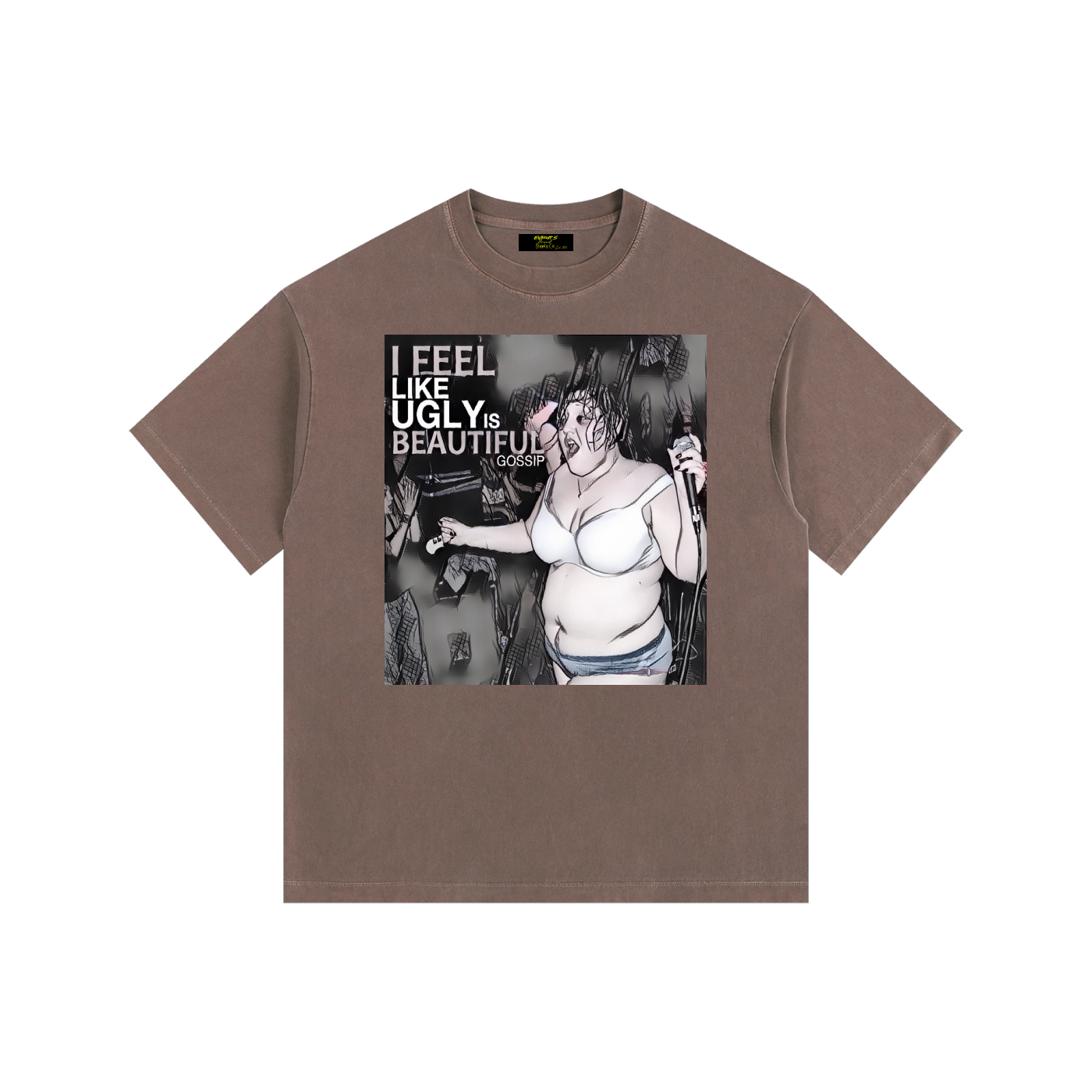 Vintage Thick & Beautiful Washed Oversized Cotton T-Shirt