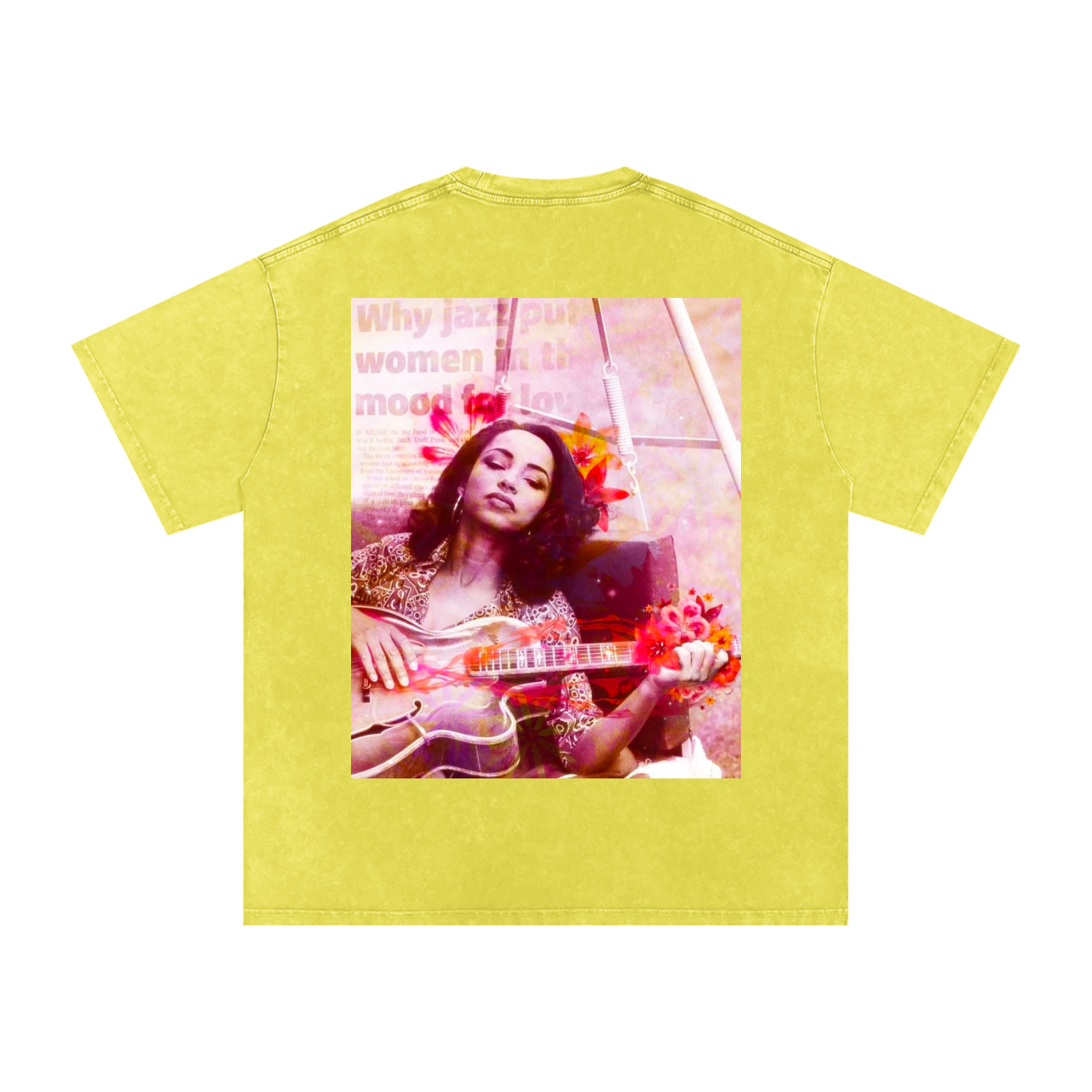 Sade #2 Snow Washed Oversized Cotton T-Shirt
