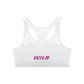 Stay Wild Women's Cropped Sports Bra