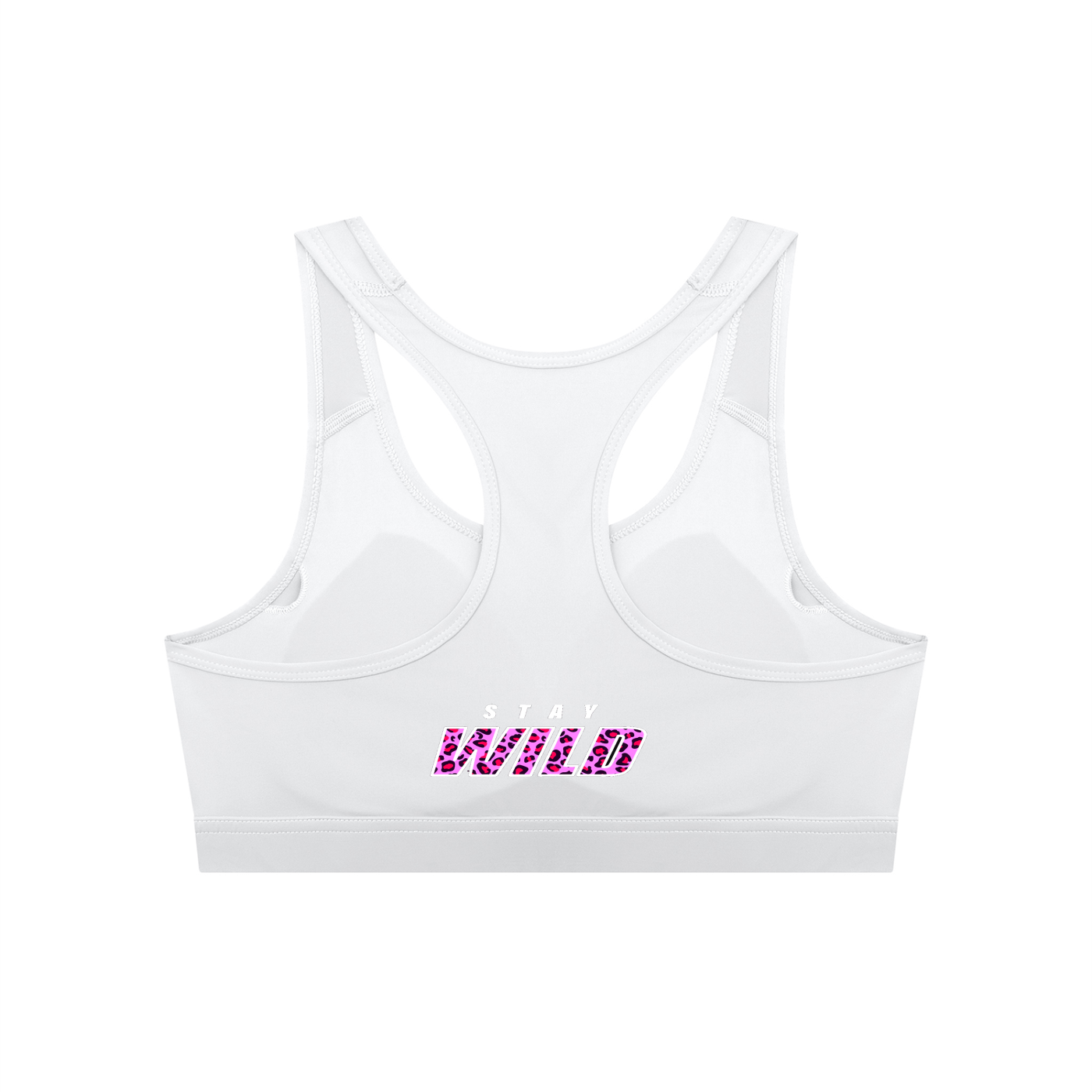 Stay Wild Women's Cropped Sports Bra