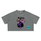 Graphic KISS vintage Snow Washed Crop Top