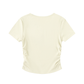 Come as you are Ruched Body-con Crop Top