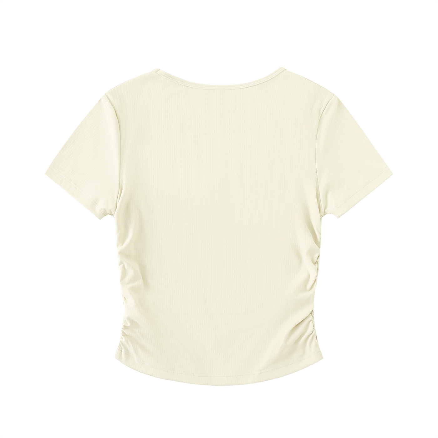 Come as you are Ruched Body-con Crop Top