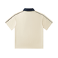 Plane Jane Contrast Collar Short-Sleeve Polo Shirt