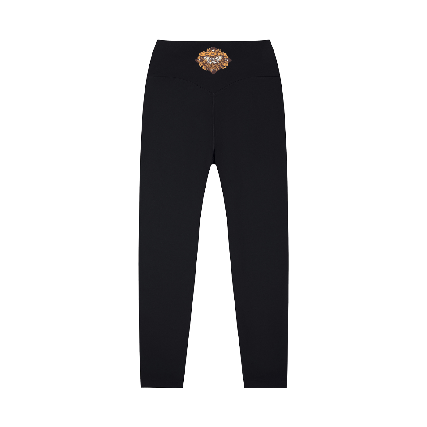 Beautiful Moth High-Waisted Yoga Leggings