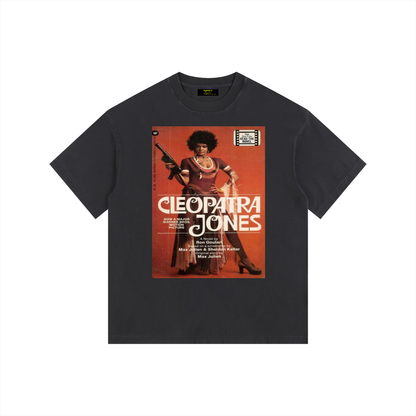 Vintage Cleopatra Jones Washed Oversized Cotton T-Shirt